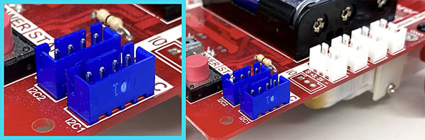 I2Cポート 4ピンコネクター実装例