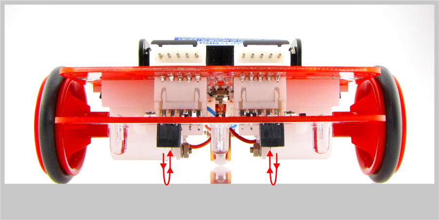 α-Xplorer 反射センサー下向き 仕組み
